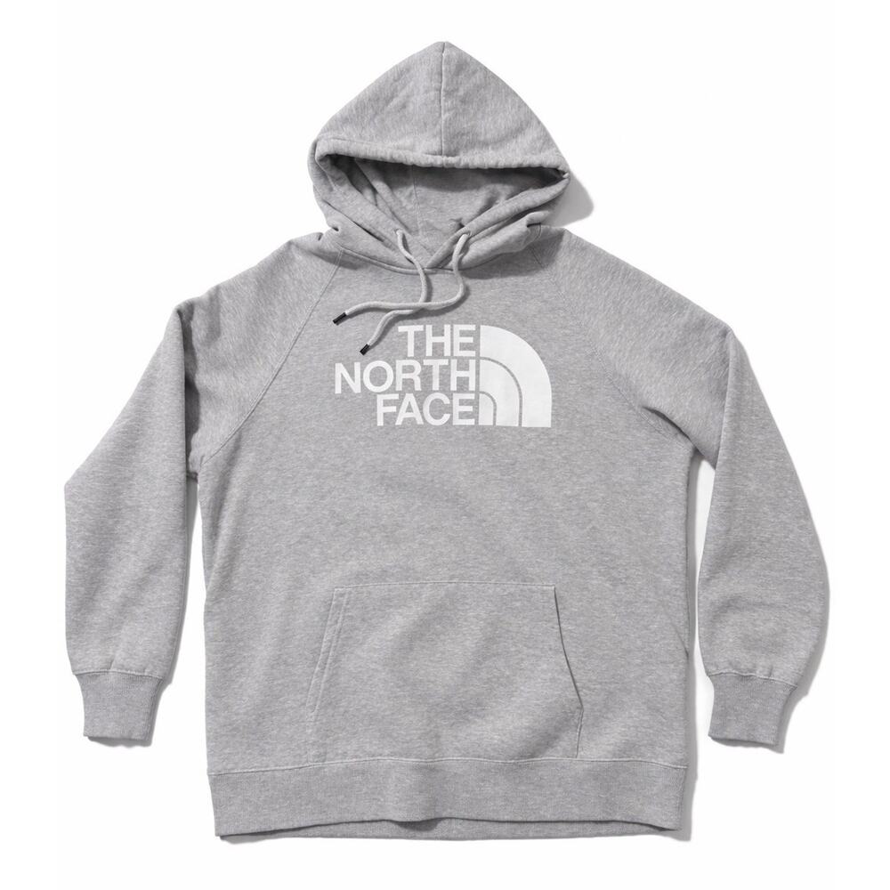 The North Face Women’s XL Gray‎ Pullover Hoodie Classic Logo Fleece